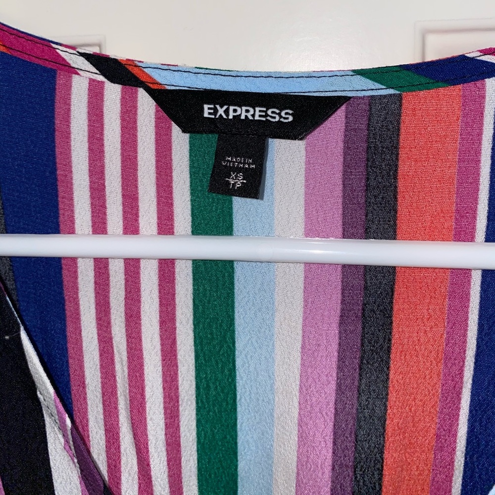 Express Colorful Striped Romper - Picture 4 of 8
